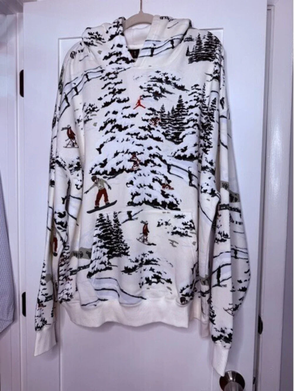 Jordan Mens XXL Tall Oversized Shirt Ski Snowboard All Over Print NWT $80